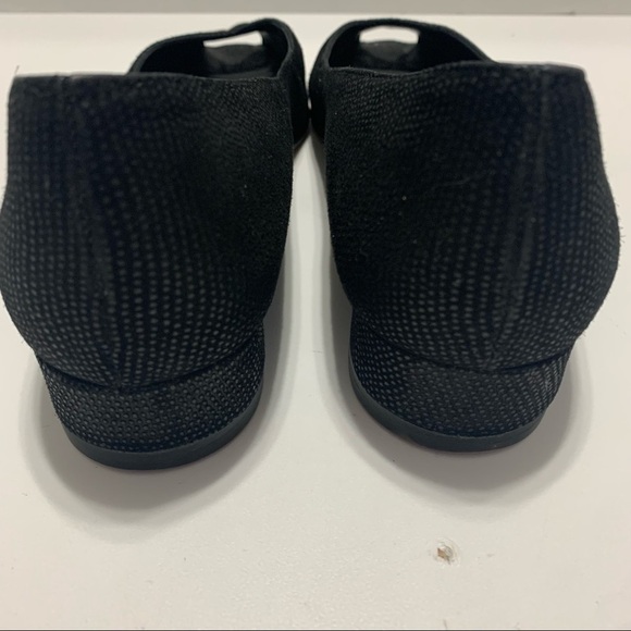 Bruno Magli Parma Black Textured Peep Toe Shoes - Picture 6 of 8